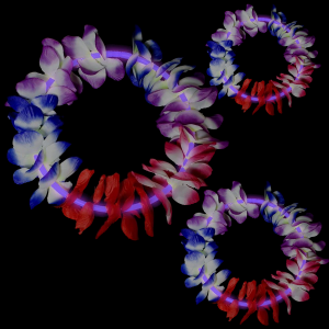 22 Inch Glow Leis - Purple