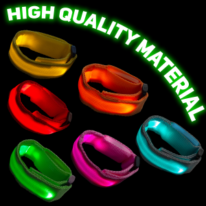 9.5" LED Fabric Bracelet