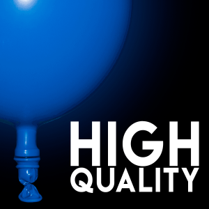 LED Light Up 14 Inch Blinky Balloons - Blue