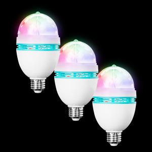 Rotating Disco Ball LED Light Bulb