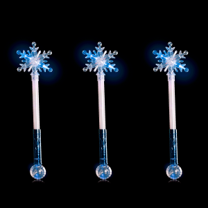 21" Snowflake Magic Ball Wand