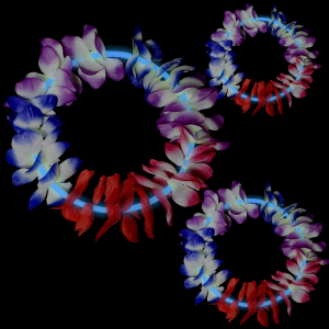 22 Inch Glow Leis - Blue