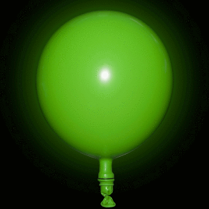 LED Light Up 14 Inch Blinky Balloons - Green