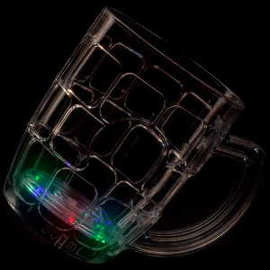 LED Flashing 16oz Beer Mug