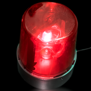 7 Inch Police Beacon Light in Red