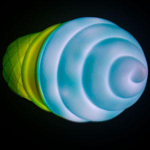5.5" Ice Cream Cone LED Tap Lamp
