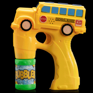 Light And Sound School Bus Bubble Blasters
