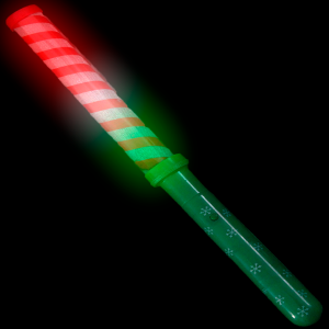 12" Light-Up Candy Cane Stripe Wand