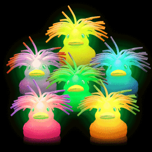 Flashing Puffer Duckies Flashing Puffer Duckies