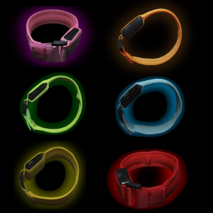 9.5" LED Fabric Bracelet