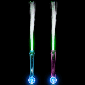 15" Fiber Optic Magic Ball Wands