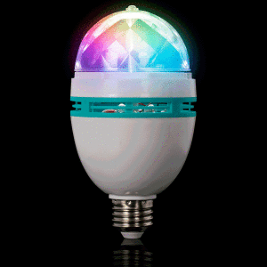 Rotating Disco Ball LED Light Bulb Rotating Disco Ball LED Light Bulb