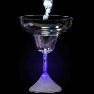 LED Flashing Margarita Glass - 8 oz LED Flashing Margarita Glass - 8 oz