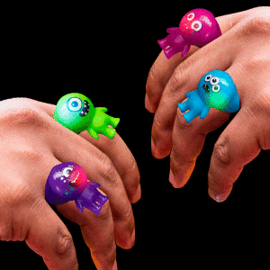 1"Light-Up Monster Rings 1"Light-Up Monster Rings