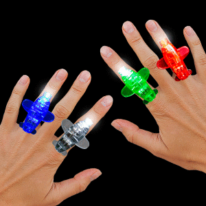1.5" Light-Up Plane Finger Lights 1.5" Light-Up Plane Finger Lights