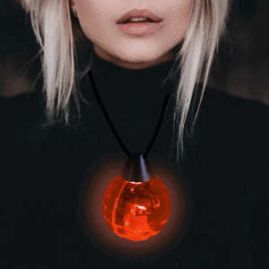 LED Light Up Disco Ball Necklace