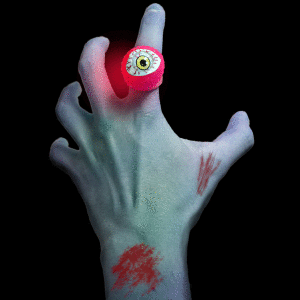 LED Flashing Eyeball Ring -Orange