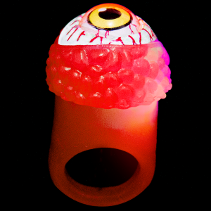 LED Flashing Eyeball Ring -Orange