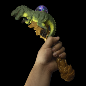 13" Light-up T-Rex Dome Wand