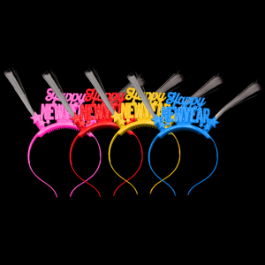 Light-Up Happy New Year Headbands