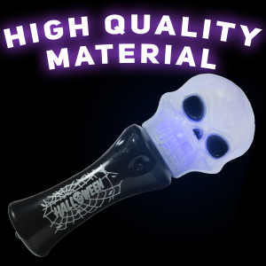 LED Light-Up Spooky Halloween Skull Wand