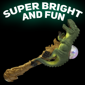13" Light-up T-Rex Dome Wand