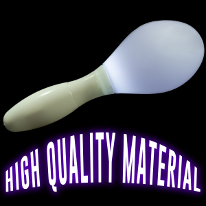 LED Light Up Maraca Supreme - White 7 Inch
