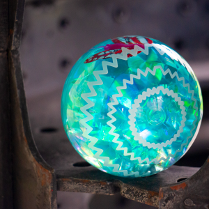 2.5" Light-Up Bounce Ball- Blue