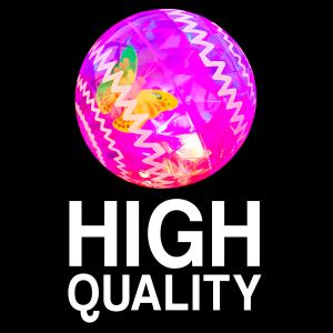 2.5" Light-Up Bounce Ball- Pink