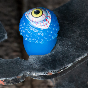 LED Flashing Eyeball Ring -Blue