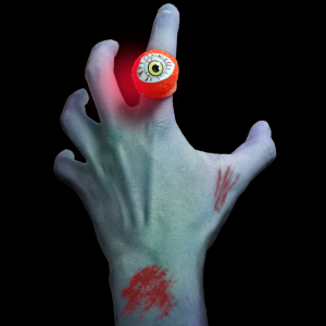 LED Flashing Eyeball Ring -Orange