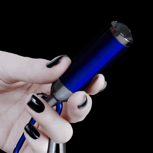 4" Super Flashlight Keychain- Blue