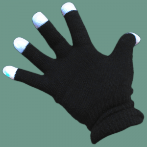 LED Flashing Fingertips Gloves