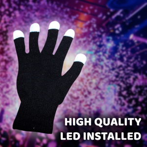 LED Flashing Fingertips Gloves
