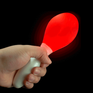 LED Light Up Maraca Supreme - Red 7 Inch LED Light Up Maraca Supreme - Red 7 Inch