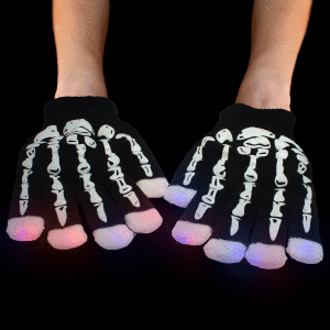 LED Light Up Skeleton Gloves LED Light Up Skeleton Gloves