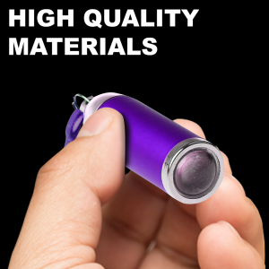 4" Super Flashlight Keychain- Purple