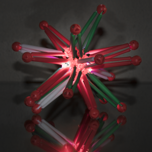 12" Holiday Light-Up Collapsible Ball