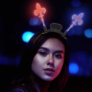 Light-Up Mardi Gras Head Boppers