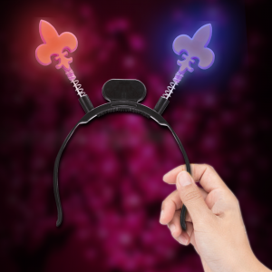 Light-Up Mardi Gras Head Boppers