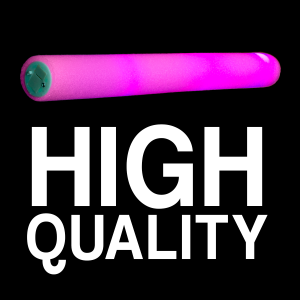LED Light-Up Foam Stick Baton Supreme- Pink