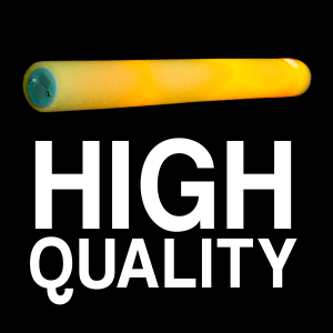 LED Light-Up Foam Stick Baton Supreme- Yellow