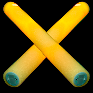 LED Light-Up Foam Stick Baton Supreme- Yellow