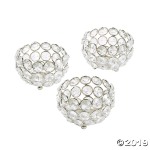 Acrylic Crystal Bead Votive Candle Holders (1 Set(s))