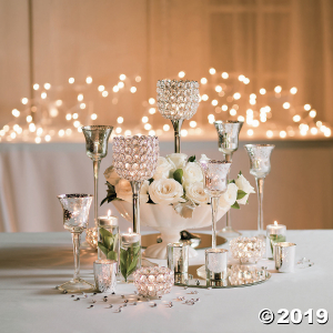 Acrylic Crystal Bead Votive Candle Holders (1 Set(s))