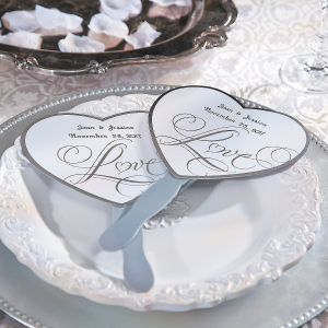 Personalized Love Wedding Hand Fans (Per Dozen)