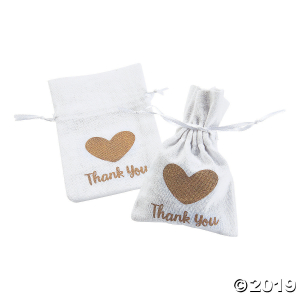 Thank You Drawstring Treat Bags (Per Dozen)