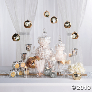 Gold Mercury Hanging Globes (1 Piece(s))