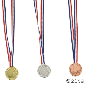 1st, 2nd & 3rd Place Award Medals (Per Dozen)