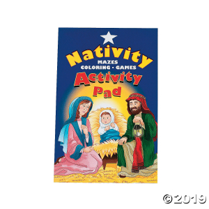 Nativity Activity Pads (Per Dozen)